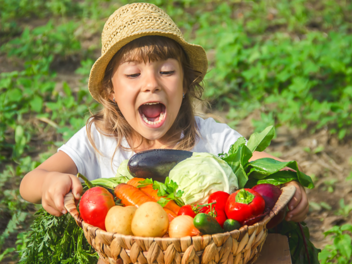 Ausgewogene vegetarische ernährung für kinder