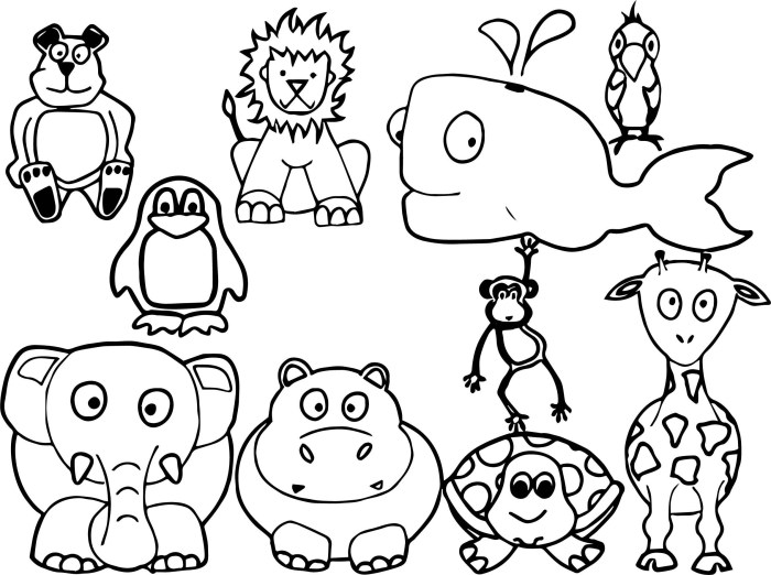 Animals coloring pages printable