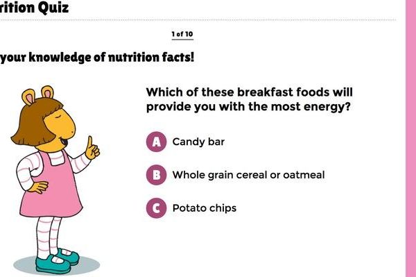 Quiz für kinder ernährung