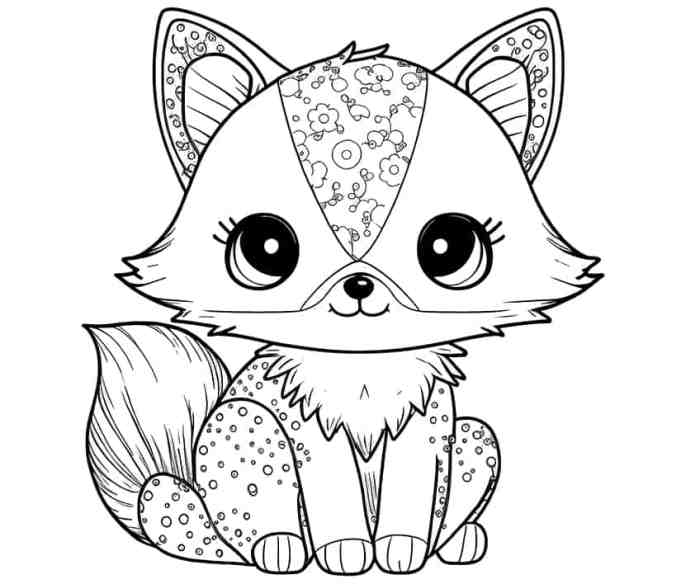 Cute coloring pictures of animals