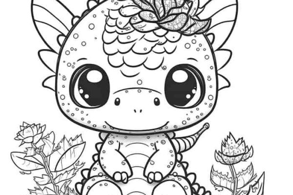 Coloring pages animals cute