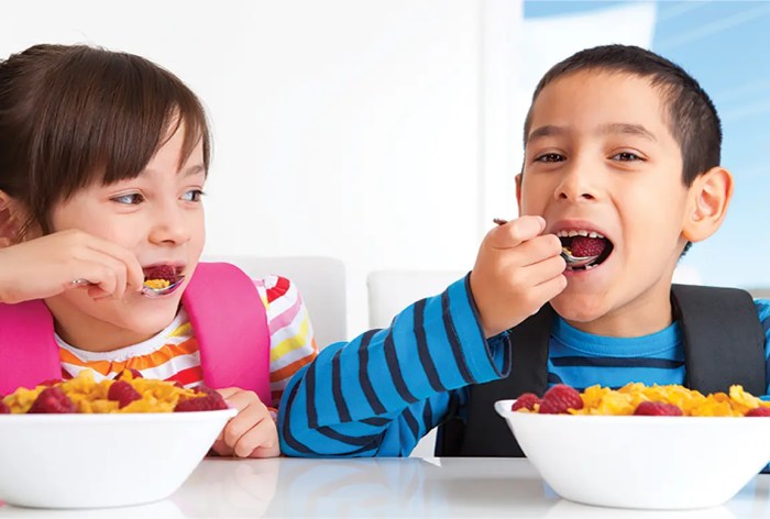 Gesunde ernährung frühstück kinder