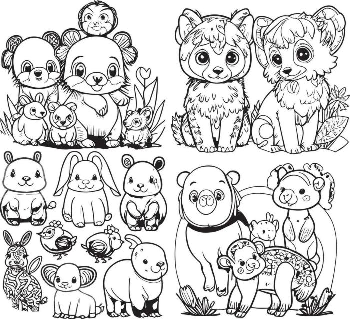 Baby coloring pages animal animals leapfrog color adorable printables chick giraffe duck monkey cow hippo pig penguin goat horse dog