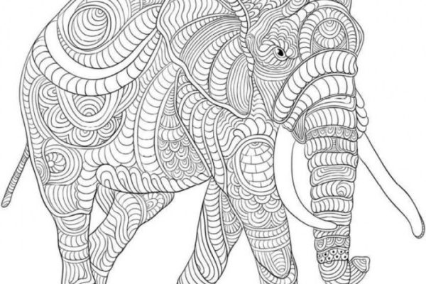 Hard animal coloring sheets