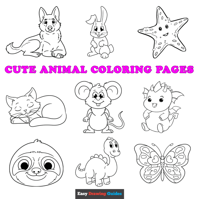 Cool animal coloring pages