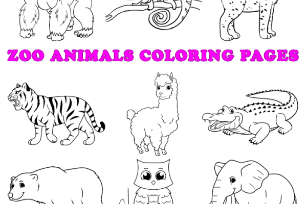 Animal coloring pages to print