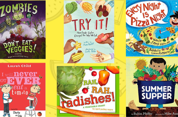 Books healthy eating encourage kids children