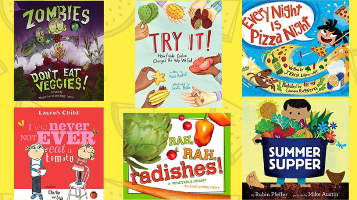 Books healthy eating encourage kids children