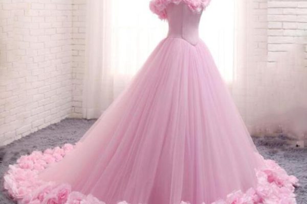 Pink dresses for wedding guests