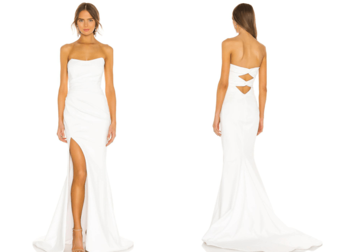 Revolve clothing wedding dress