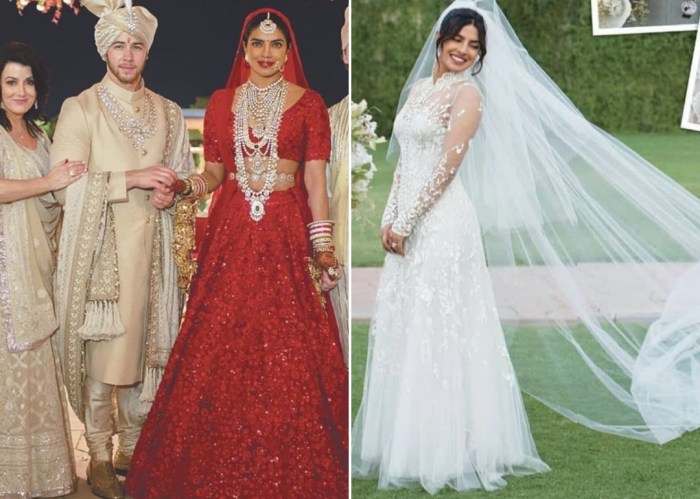 Priyanka chopra wedding dress