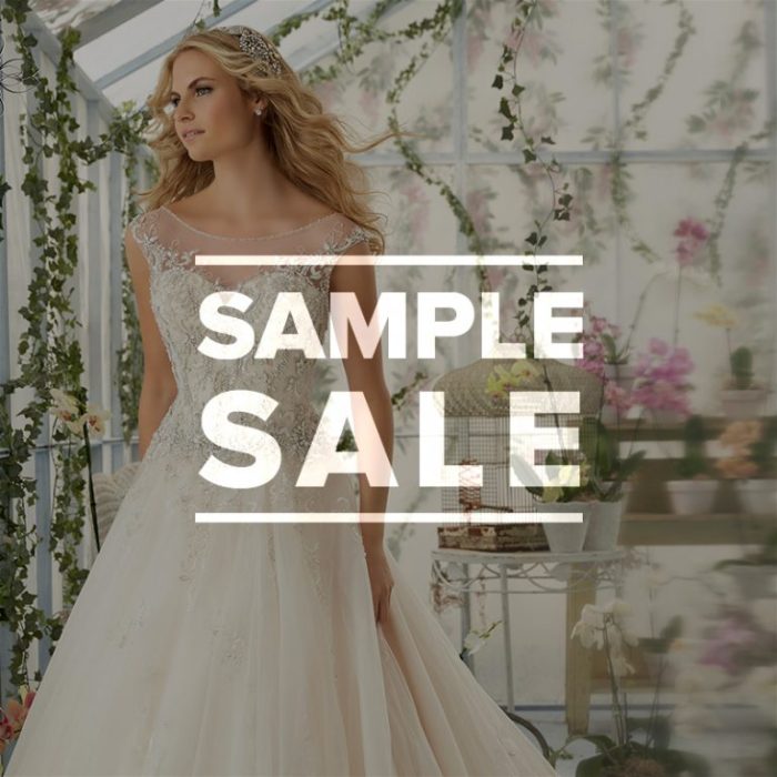 Wedding dress sample sale