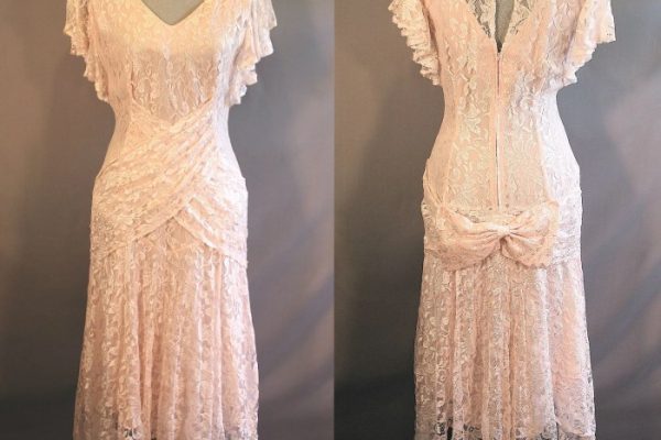 Vintage 1920s wedding dress lace 1920s dress styles