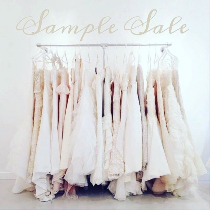 Wedding dress sample sale